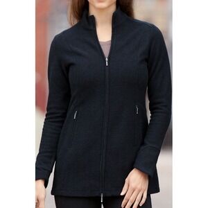 Ibex Jacket Womens  Backbay Merino Wool Geometric Outdoor Black USA Zip